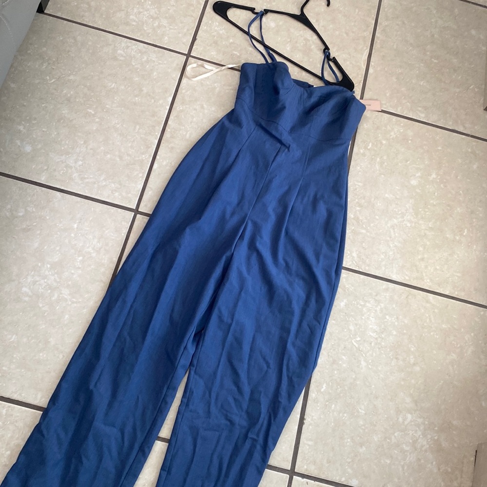 BCBG open back jumpsuit NWT